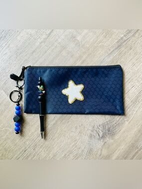 NEW📚 Handcrafted Bag Charm & Beaded Pen w/ Pencil Case